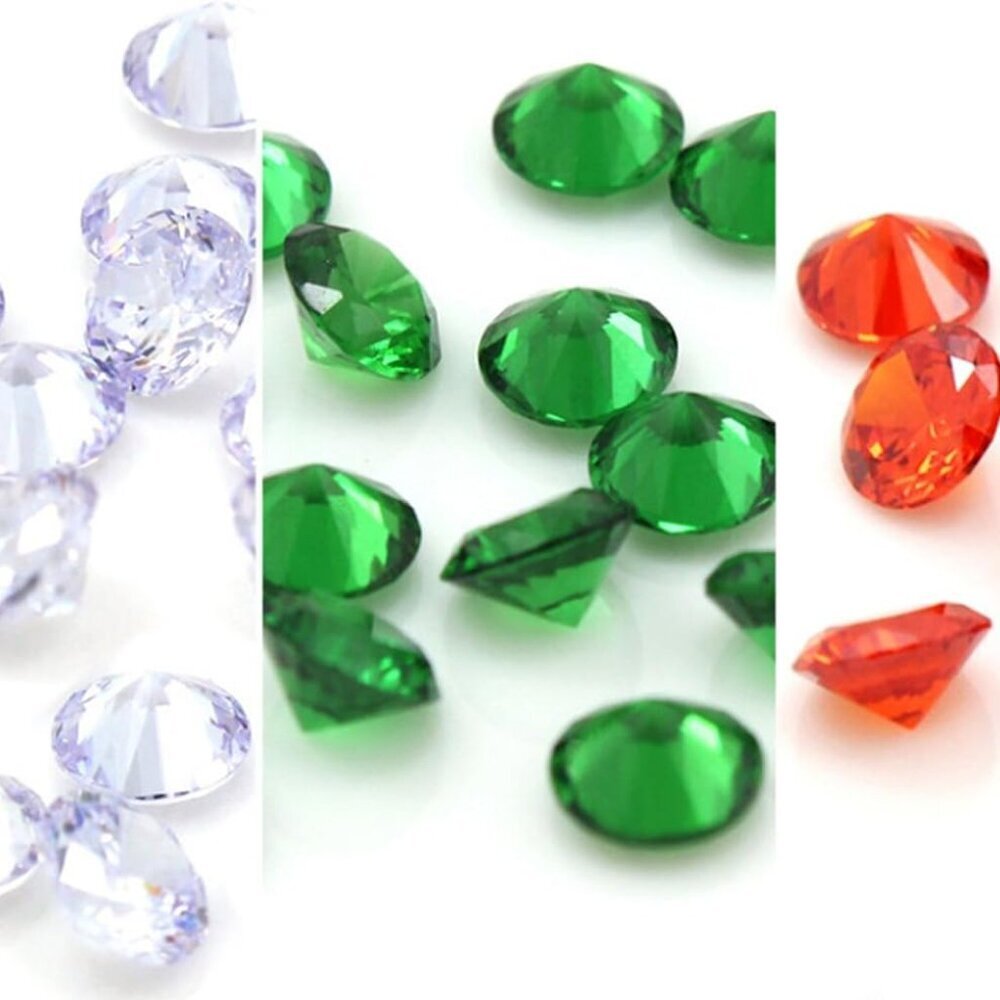 96Pcs 5mm Crystal Birthstones for Floating Living Memory Lockets DIY Pendant Nec - Picture 5 of 7